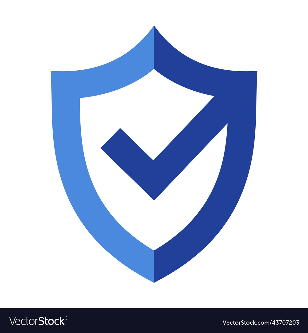 Protection security or safe icon shield check mark