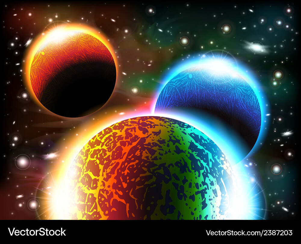 Space background Royalty Free Vector Image - VectorStock