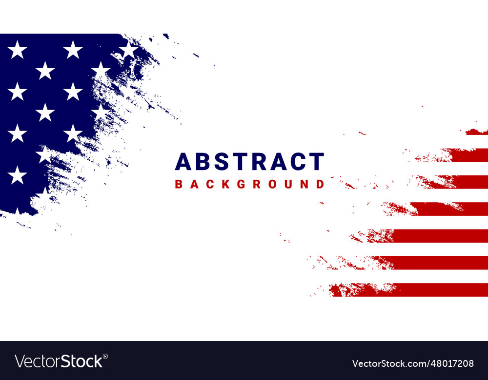 Abstract American Flag Background