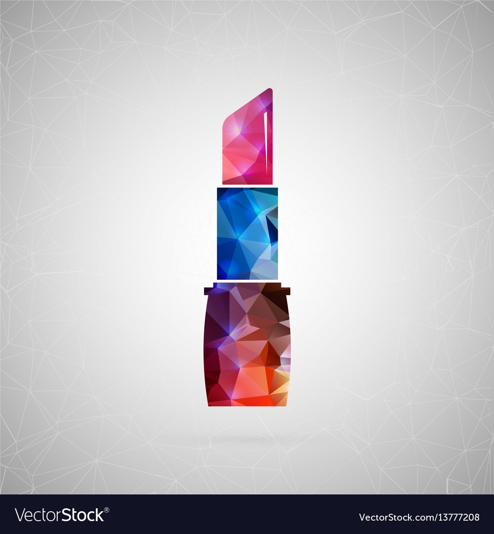 Abstract Lipstick Icon