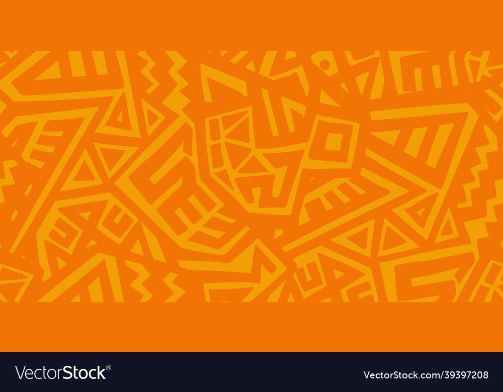 Abstract seamless pattern in ethnic style vector image Abstract seamless pattern in ethnic style