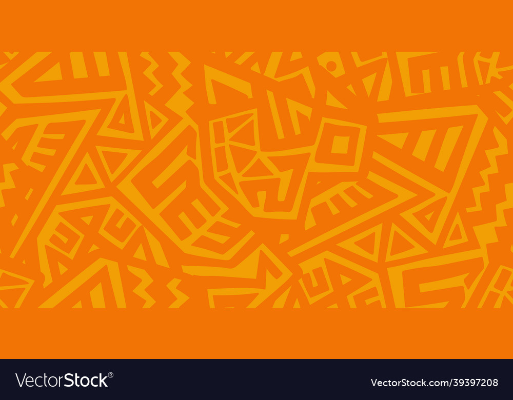 Abstract seamless pattern in ethnic style