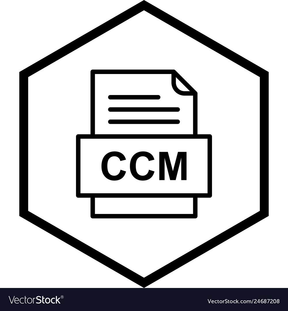 Ccm file document icon