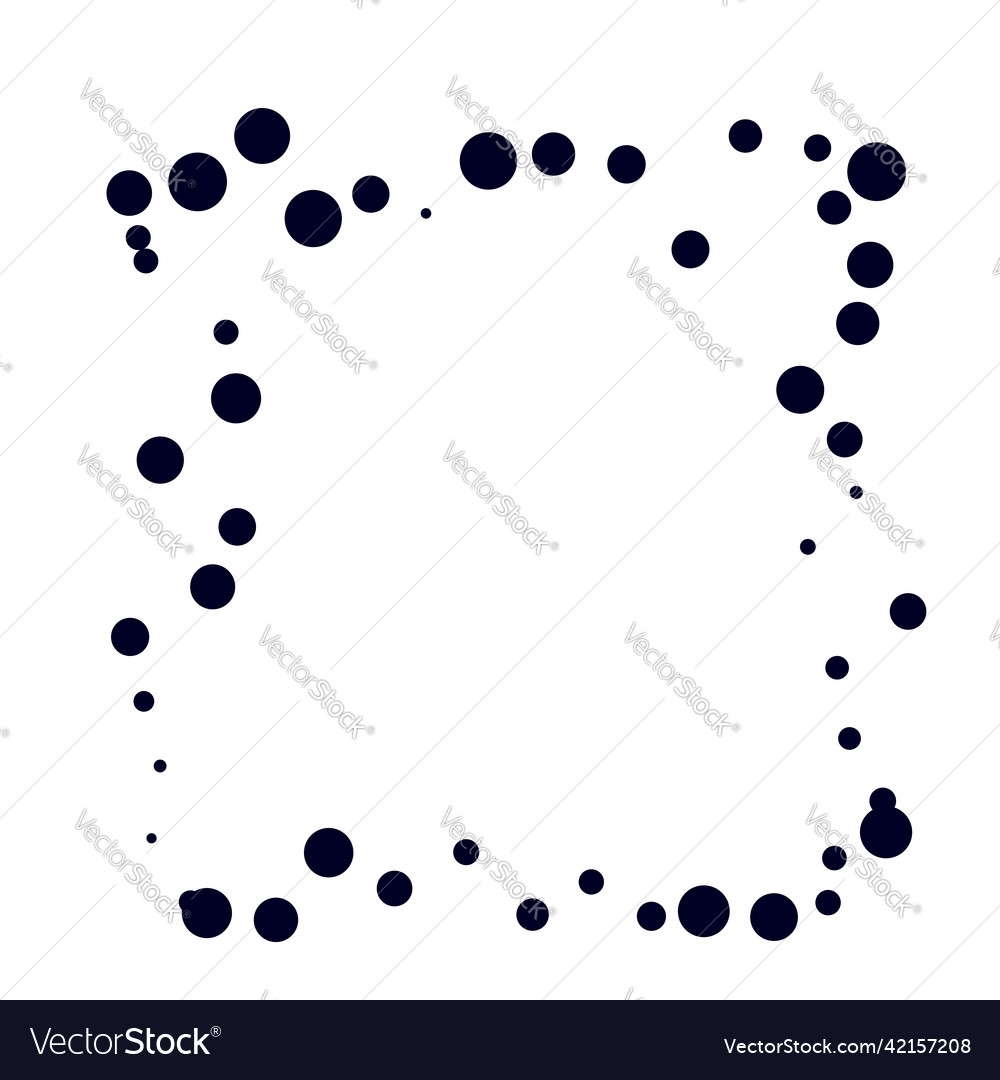 Circles random scattered shapes element Vector Image Circles random scattered shapes element