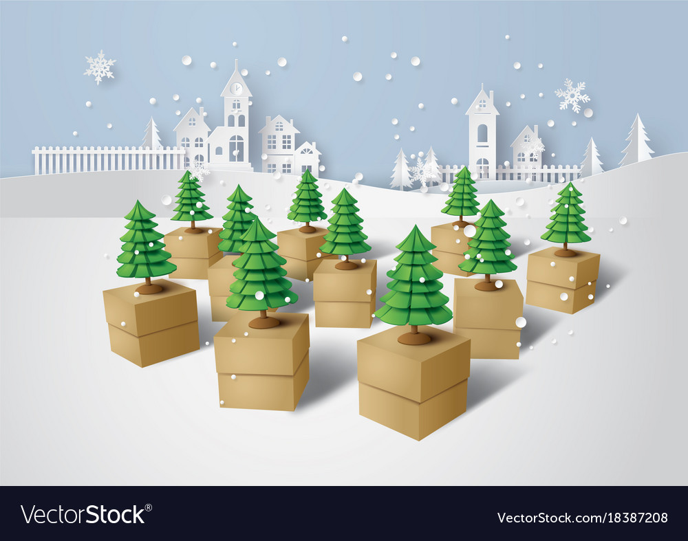 Paper Christmas Gift Boxes