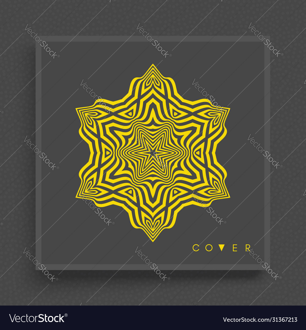 Abstract striped design element with dynamic vector image Abstract striped design element with dynamic