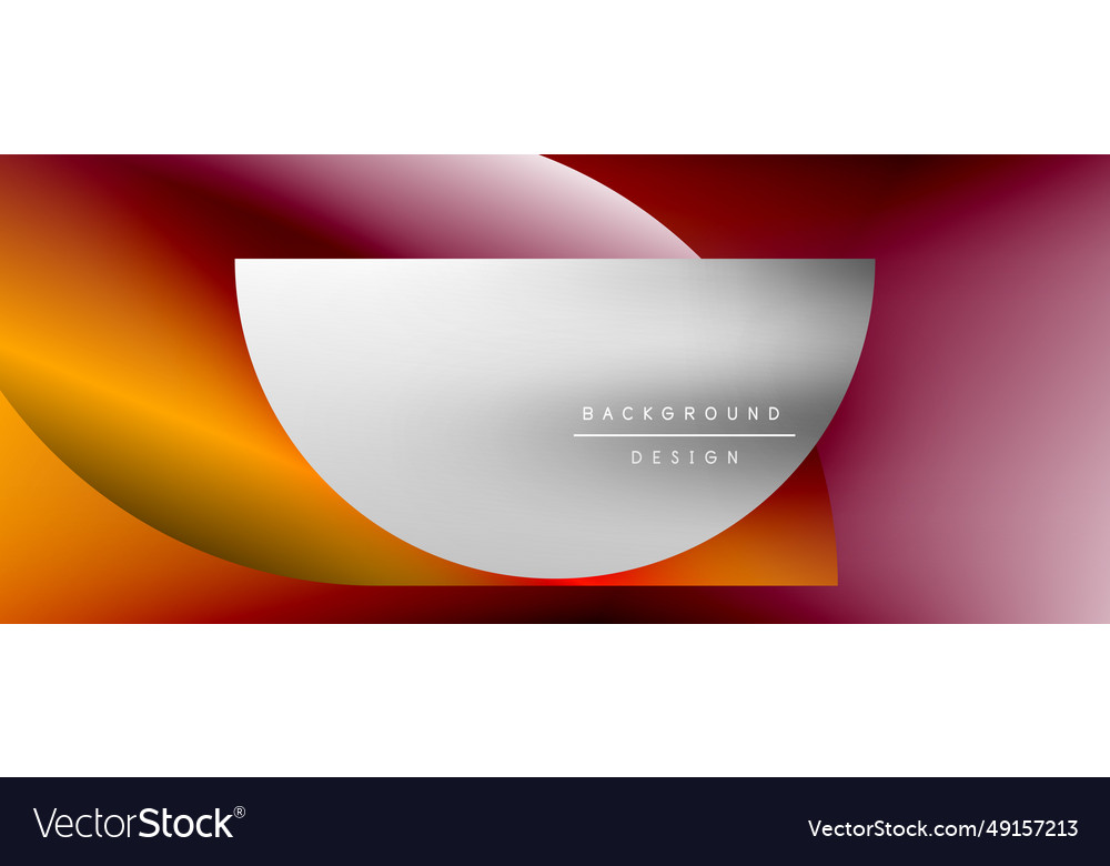 Circles and round shapes with gradients minimal Vector Image Circles and round shapes with gradients minimal