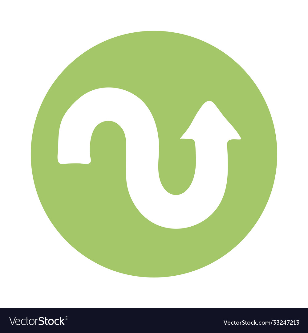 Pfeil nach oben Richtung Block-Stil Symbol