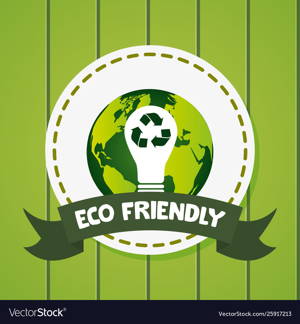 Eco friendly planet design image