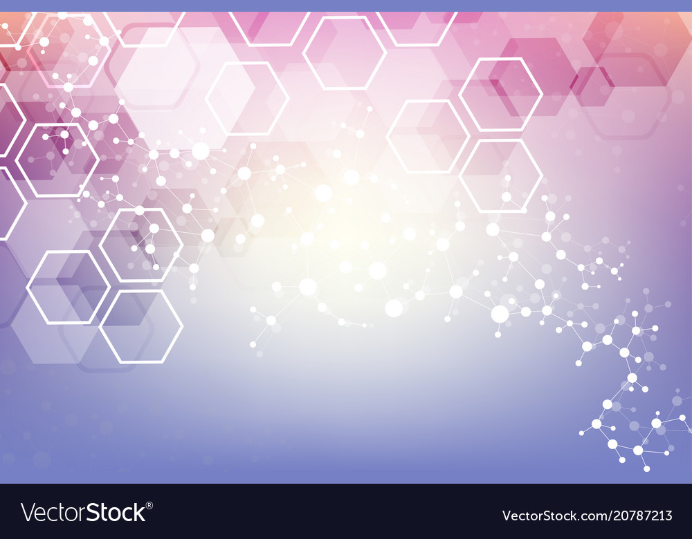 Geometric abstract background with connected line vector image Geometric abstract background with connected line