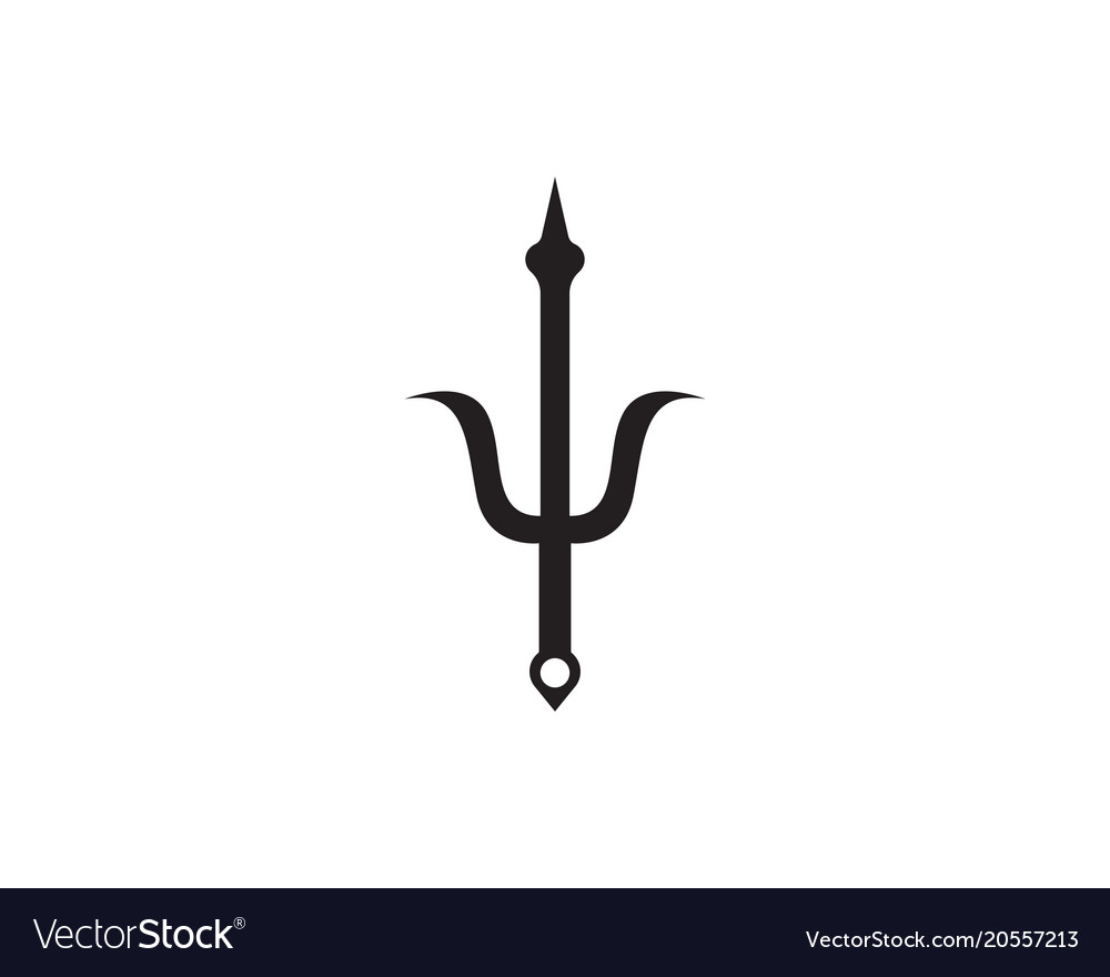 Magic Trident Logo und Symbole Vorlage