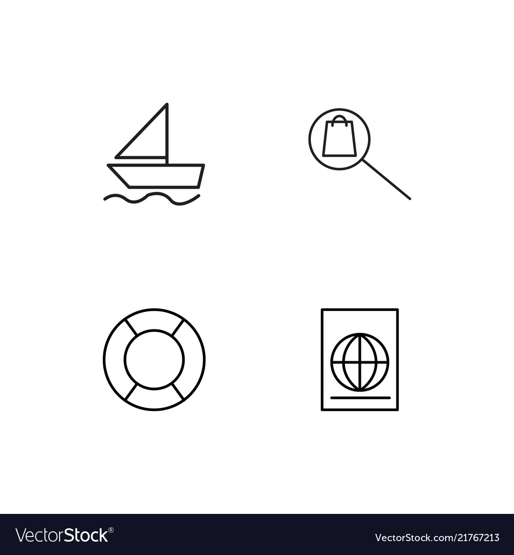Reise-Icons-Set