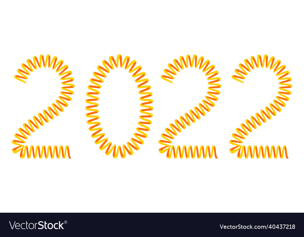 Abstract 2022 number design