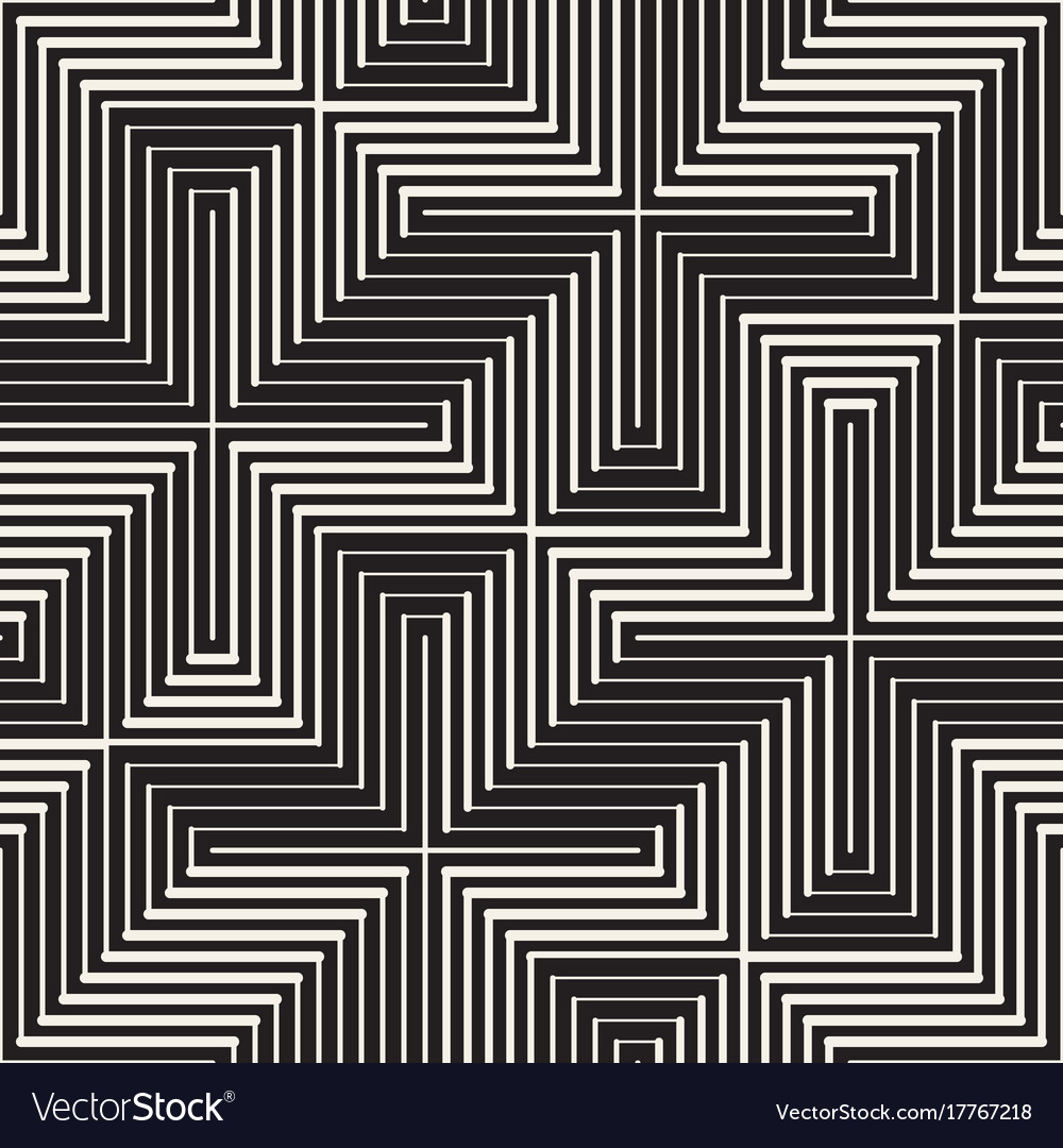 Cross Tiling Pattern - Modern Geometric
