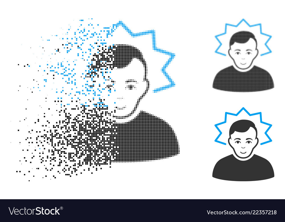Fractured Inventor Icon - Dissolution Effect