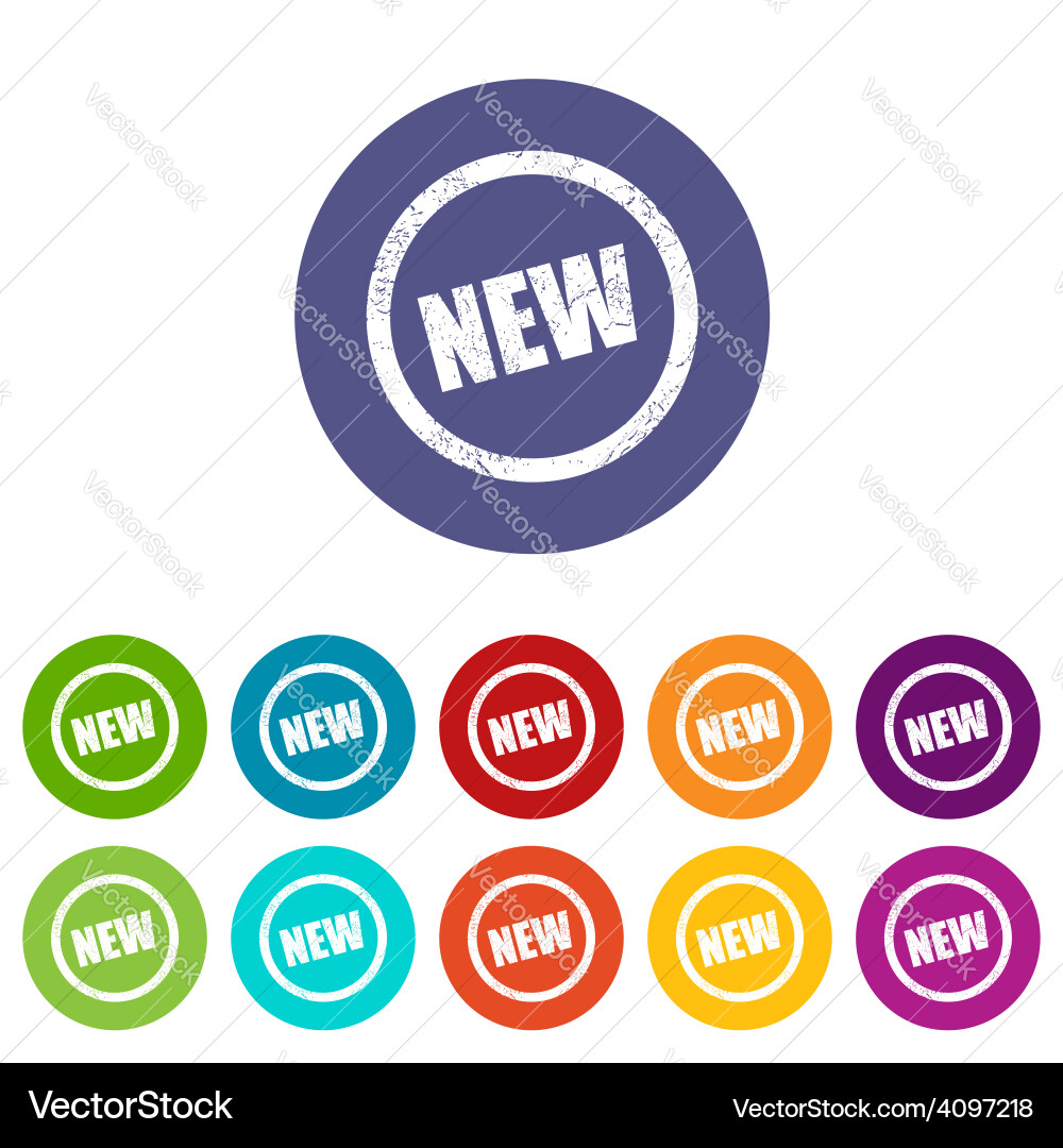 New flat icon Royalty Free Vector Image - VectorStock