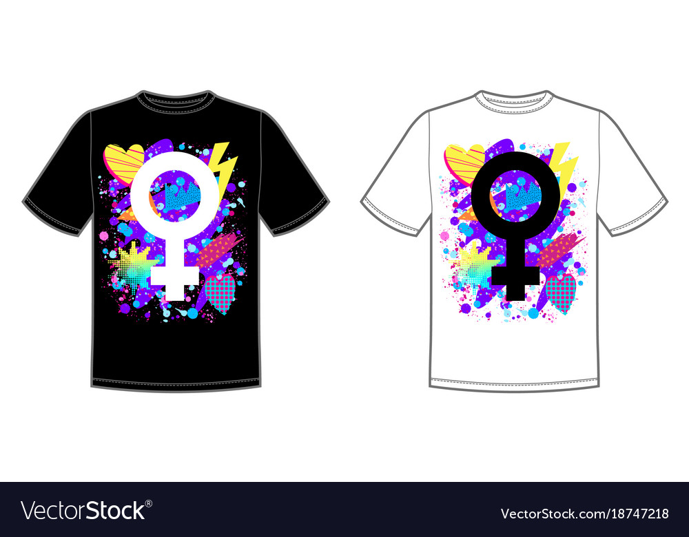 Print für T-Shirt mit hellem Stolz lgbt