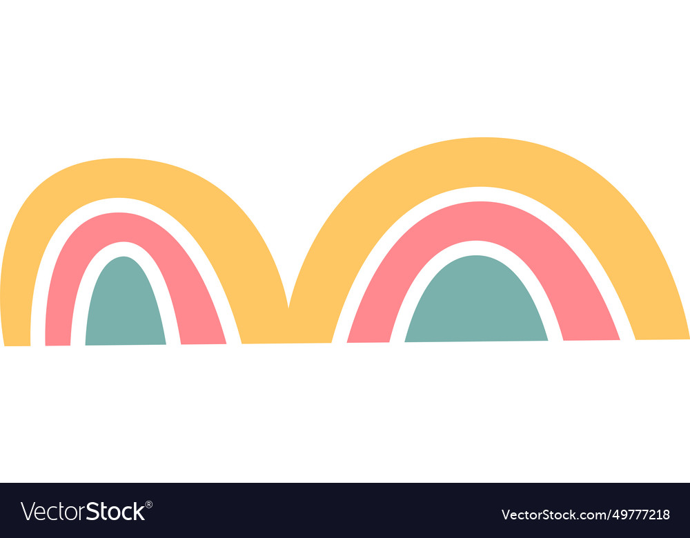 Rainbow abstract pattern