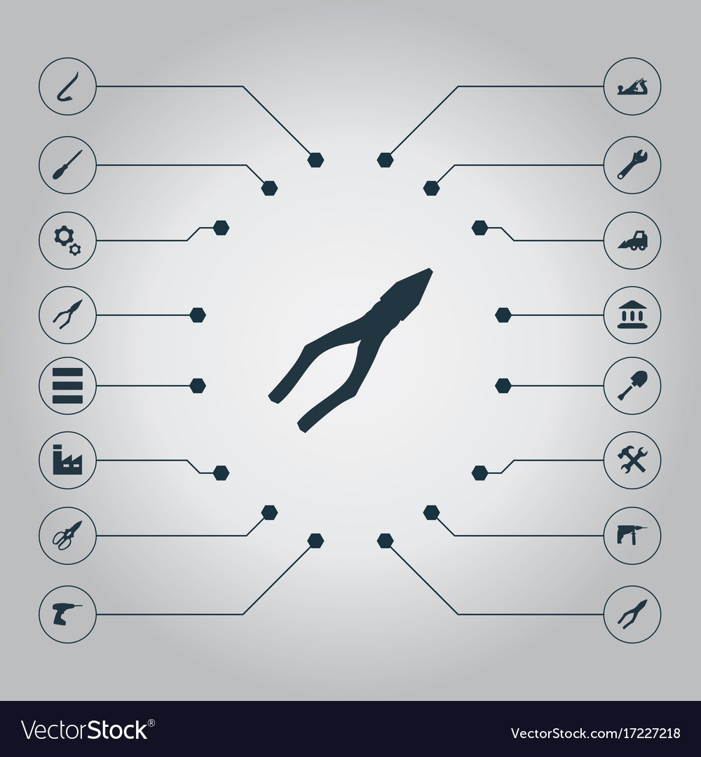 Set of simple work icons