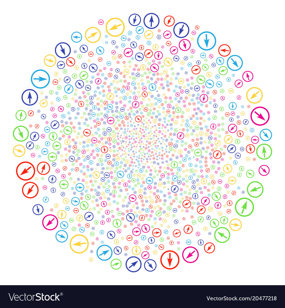 Sharp rounded arrow bang sphere