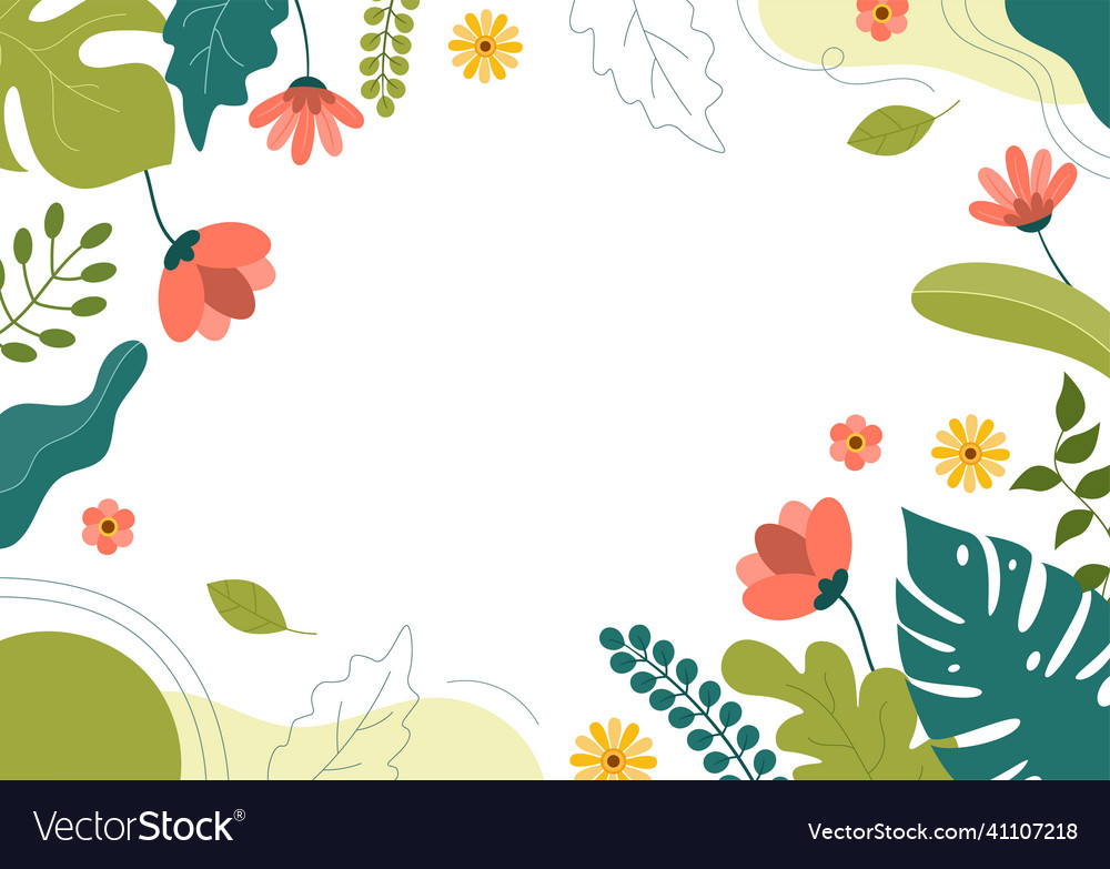 Spring time background with flowers season