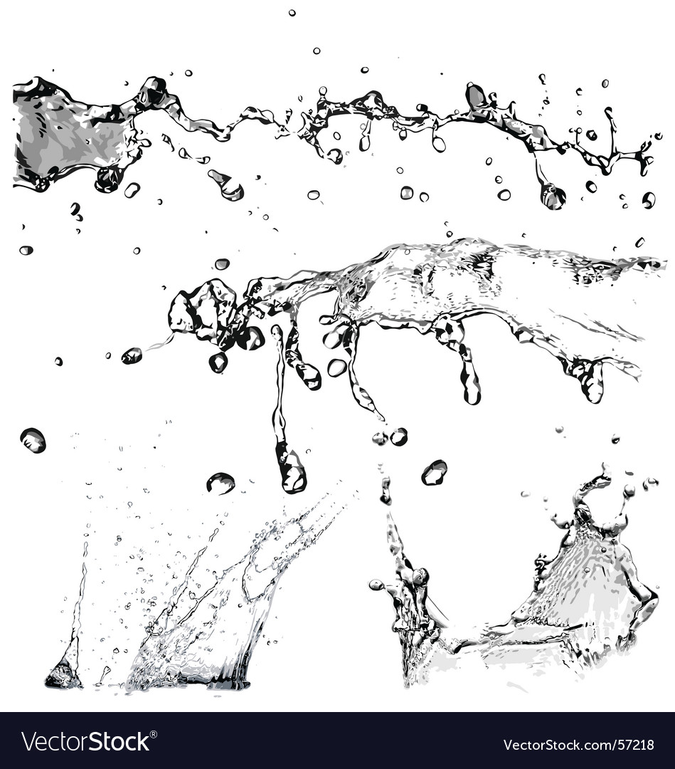 Water splashes