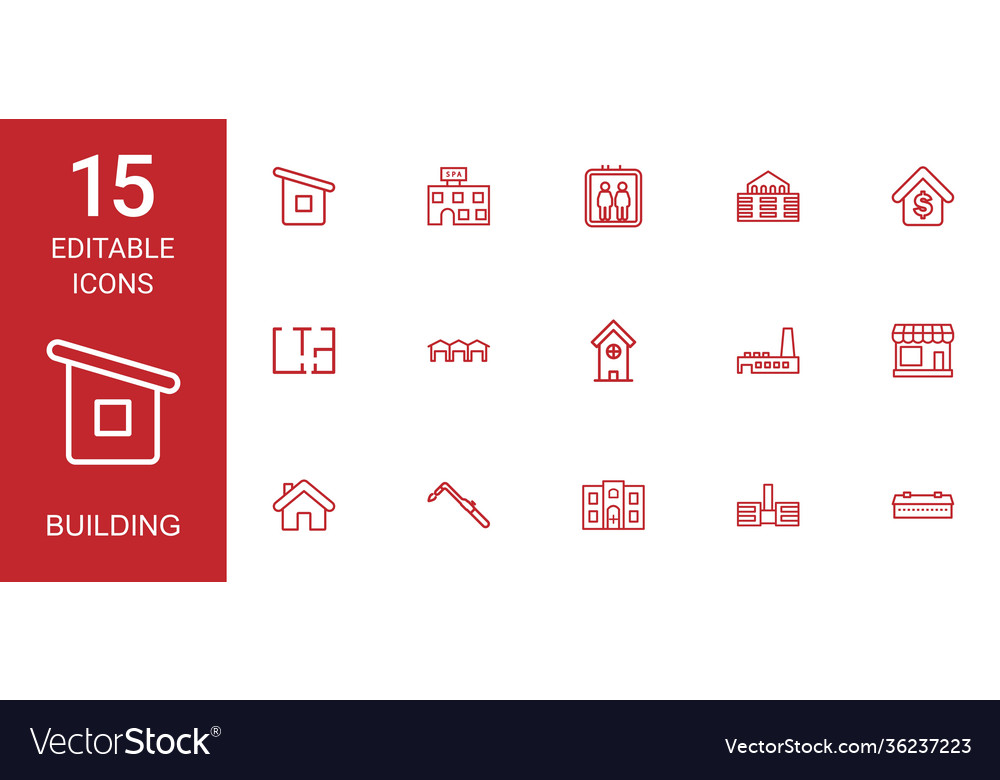 Building icons