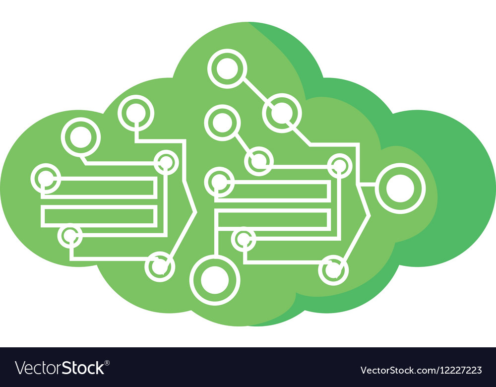 Computer circuit cloud electronic component