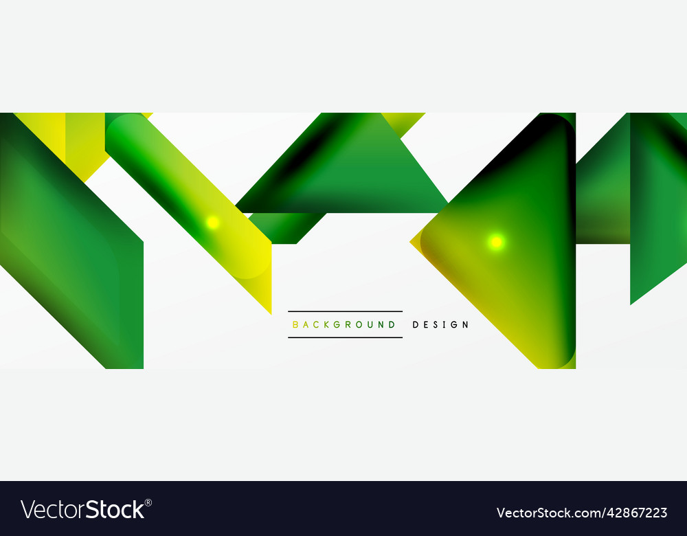 Dynamic 3d geometric abstract background