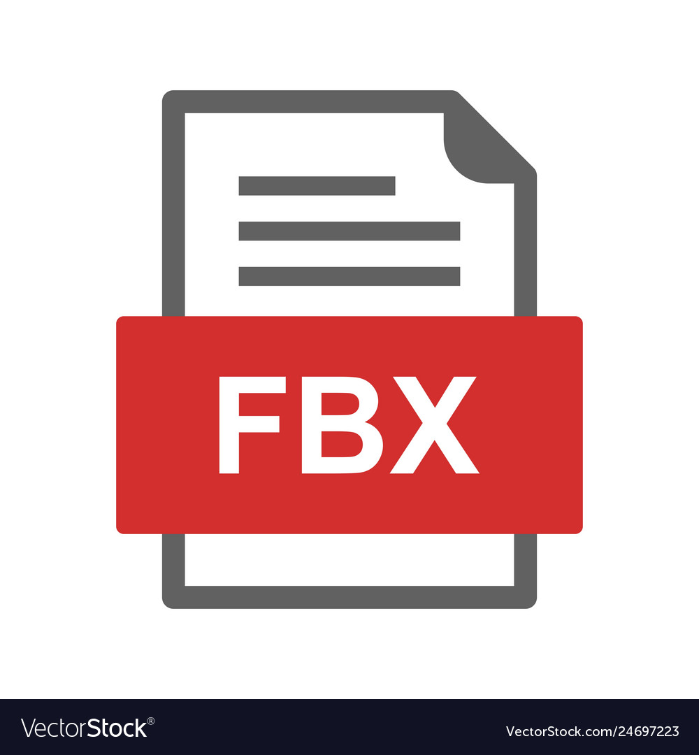 Fbx file document icon