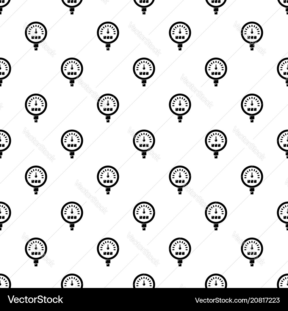Pressure meter pattern seamless Royalty Free Vector Image