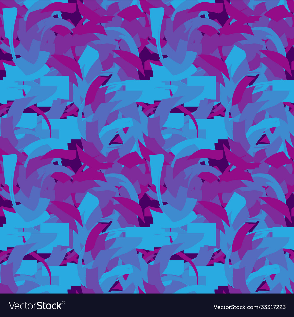 Seamless pattern made up abstract angular