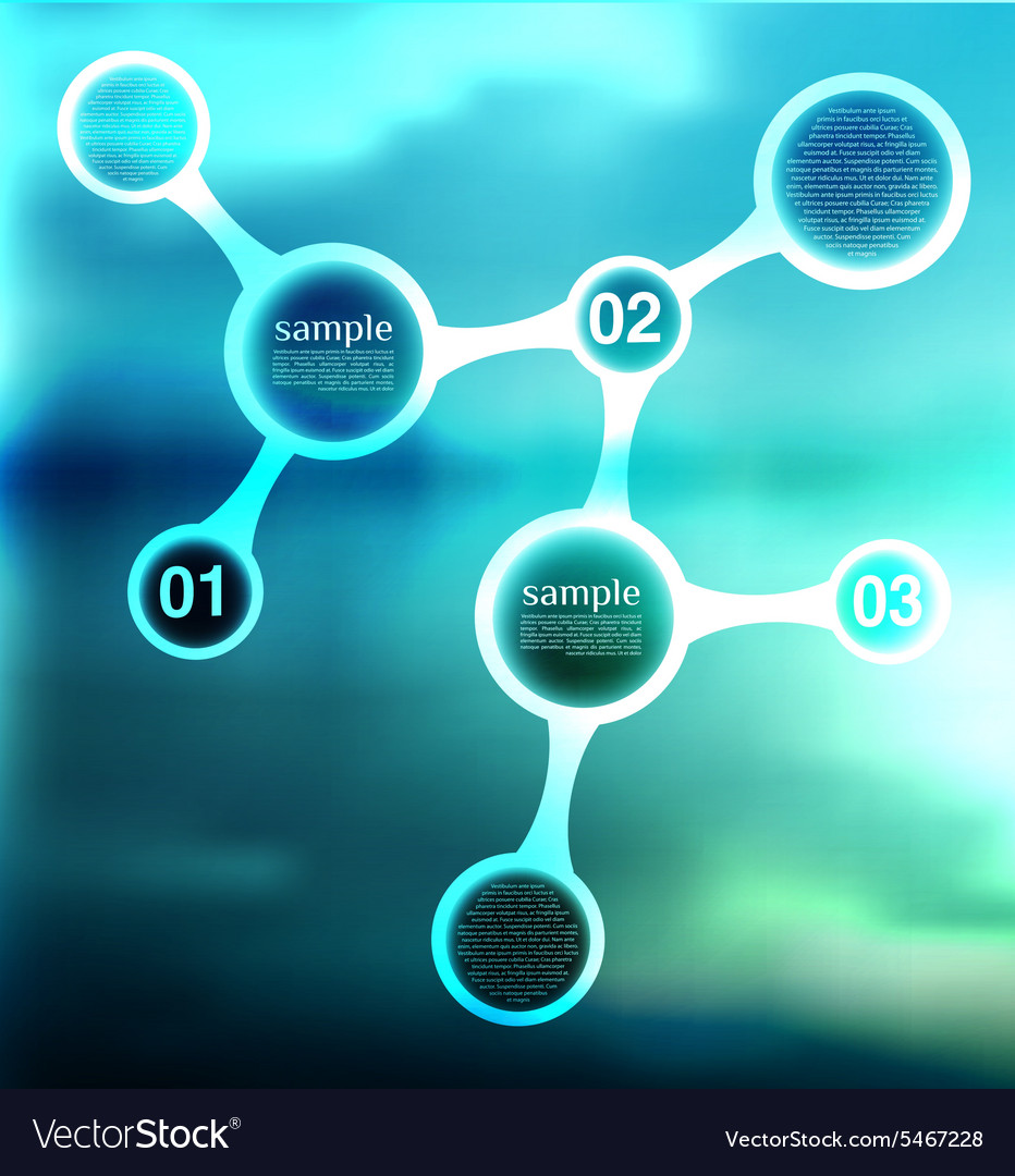 Abstract background number line