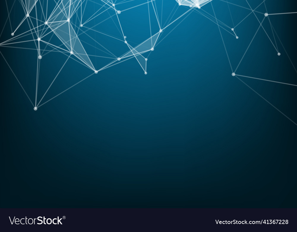 Abstract connection dots technology background Vector Image Abstract connection dots technology background