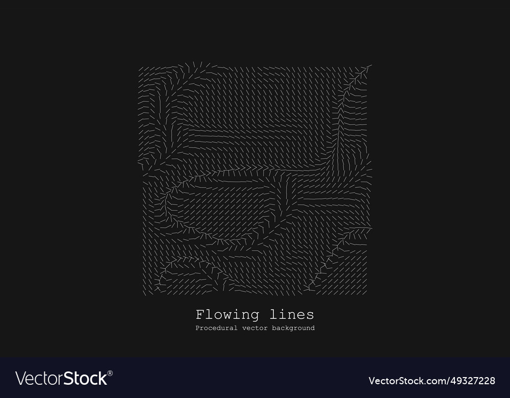 Abstract line matrix pattern noise flow dynamic vector image Abstract line matrix pattern noise flow dynamic