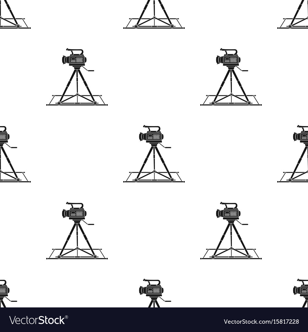 Camera moving on railsmaking movie single icon