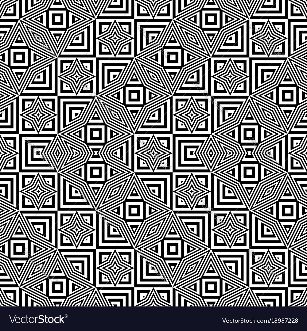 Design seamless monochrome zigzag pattern