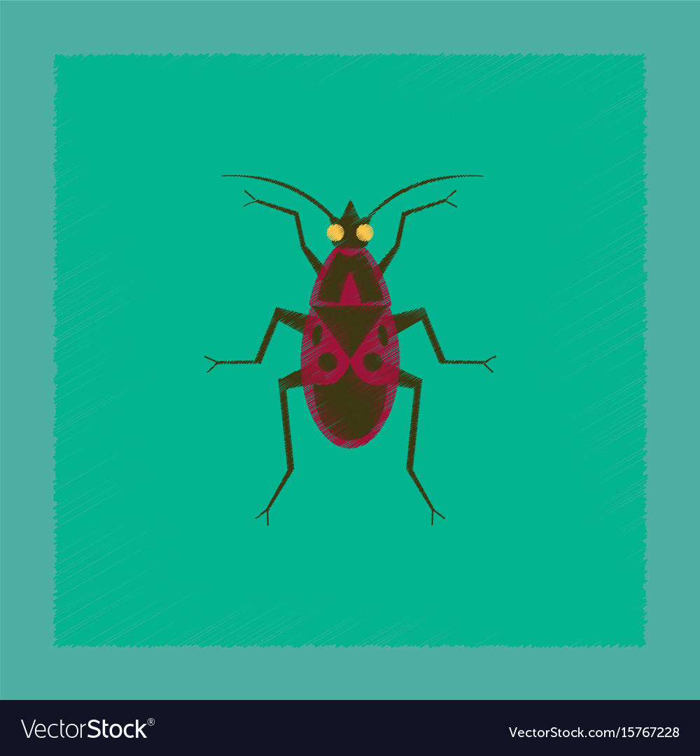 Flat shading style soldier bug