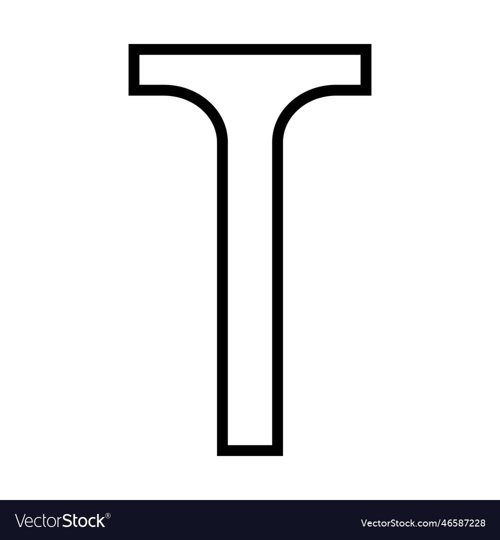Razor blade shape icon