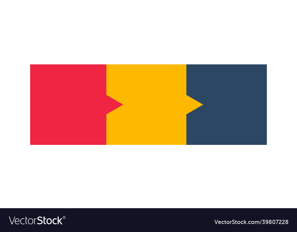 Shape banner abstract element for your design vector image Shape banner abstract element for your design