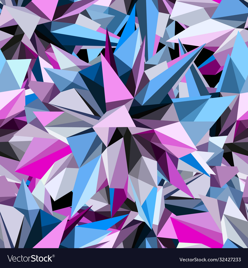 Abstract geometric triangle seamless pattern vector image Abstract geometric triangle seamless pattern