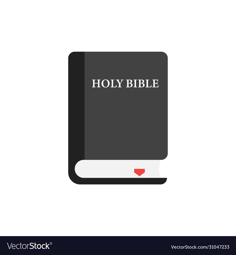 Bible icon holy book holy religion sign Royalty Free Vector