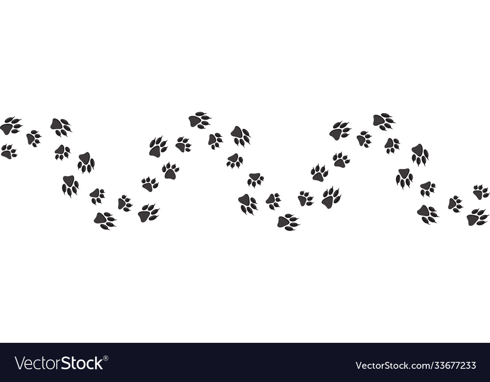 Cat or dog paw print icon