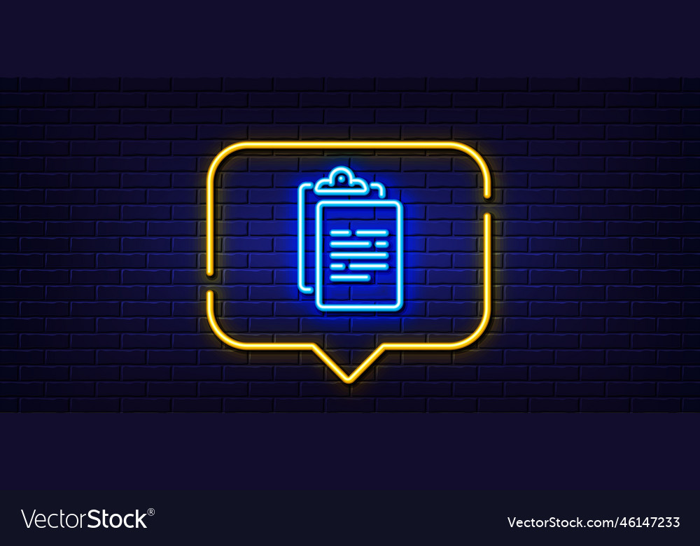 Clipboard document line icon agreement file sign