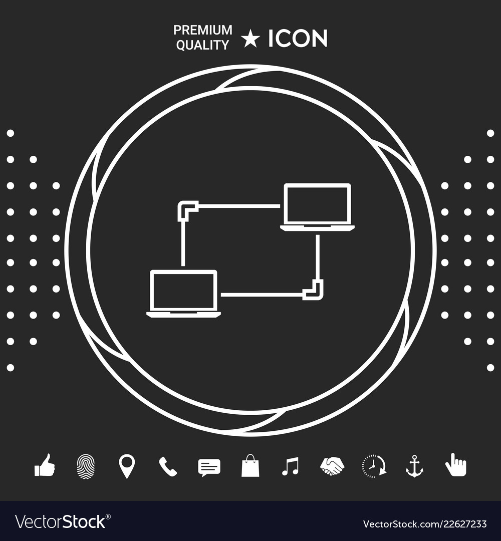 Computer network data exchange transfer concept