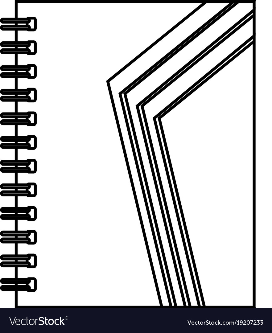 Notebook with lines