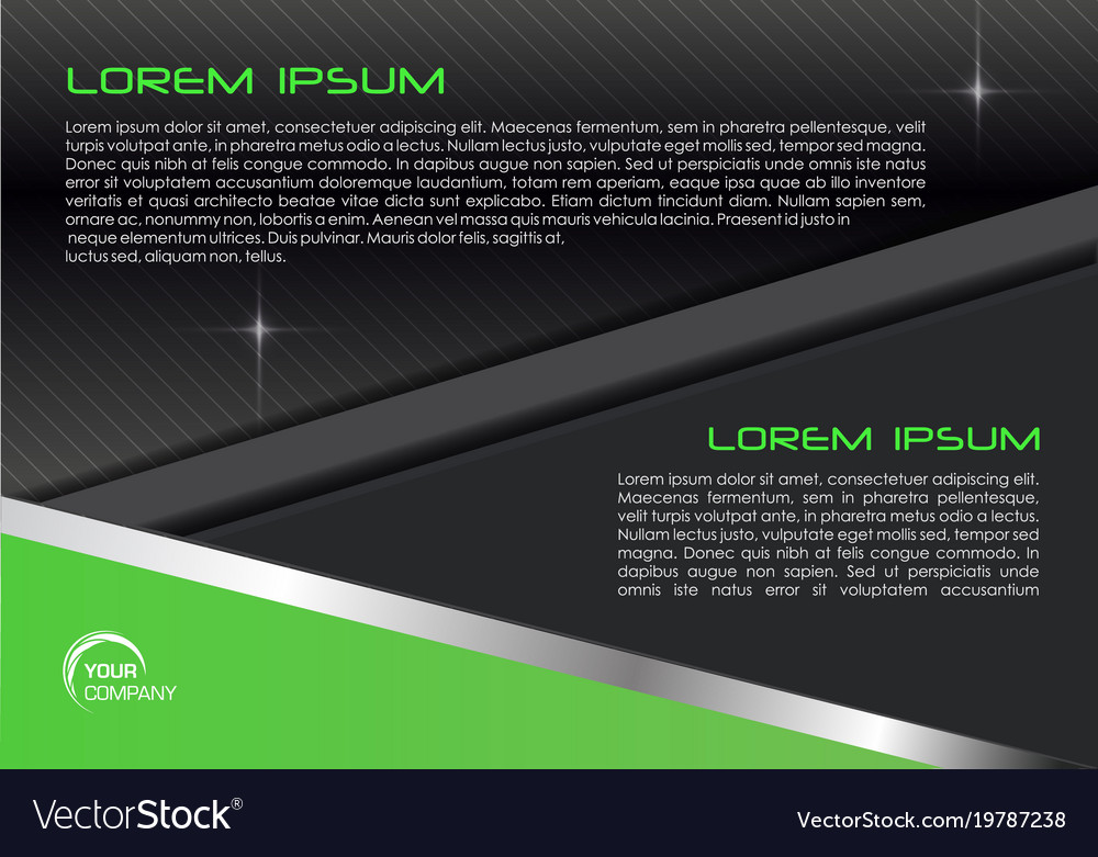 Abstract colorful background with green triangle