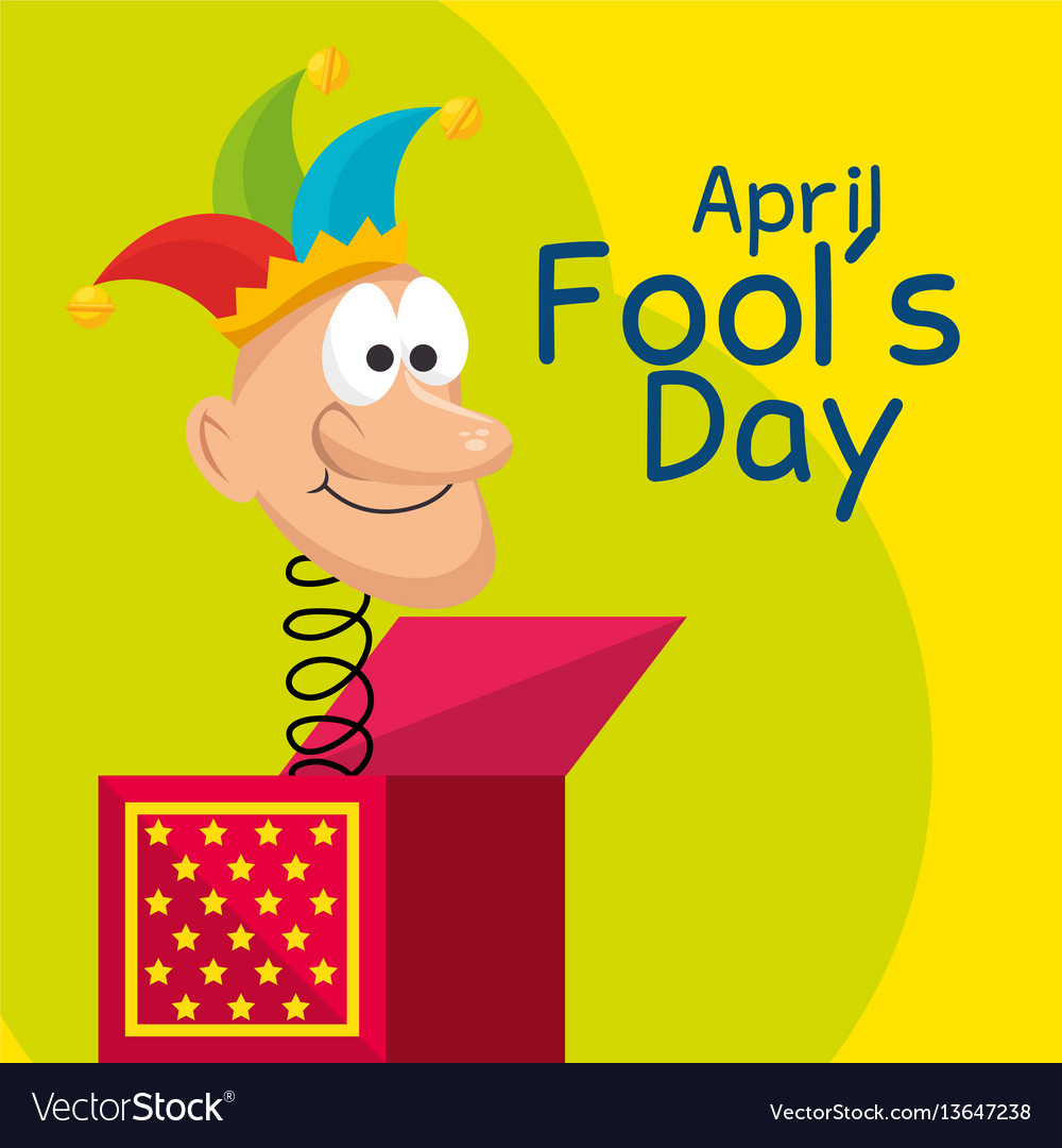 April fools day celebration card