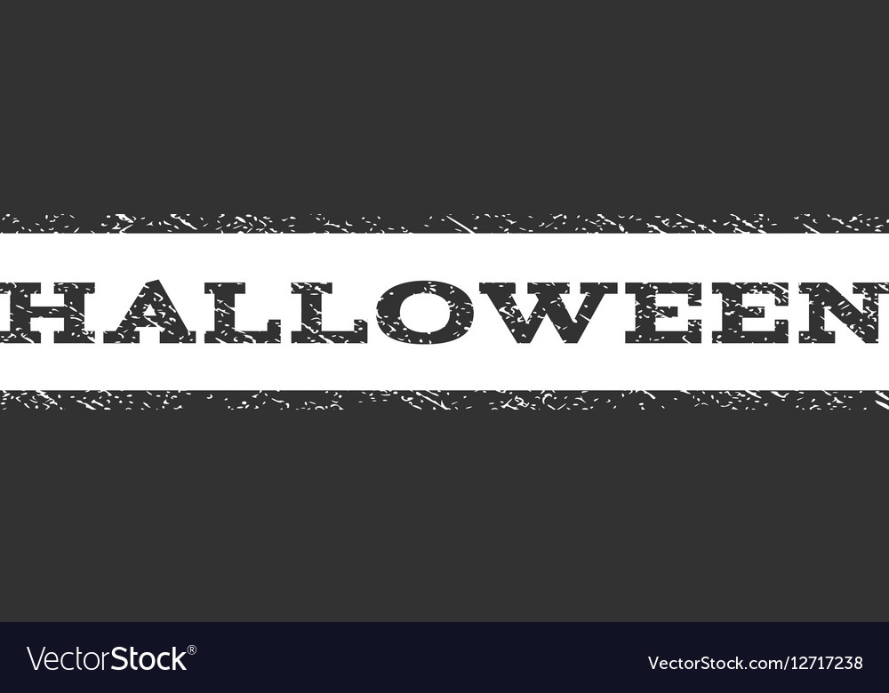 Halloween watermark stamp Royalty Free Vector Image