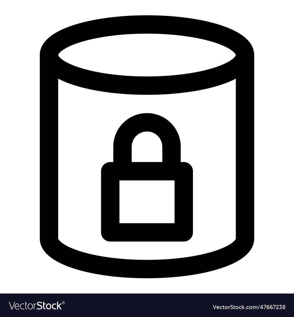 Locking protocol used in database management Vector Image